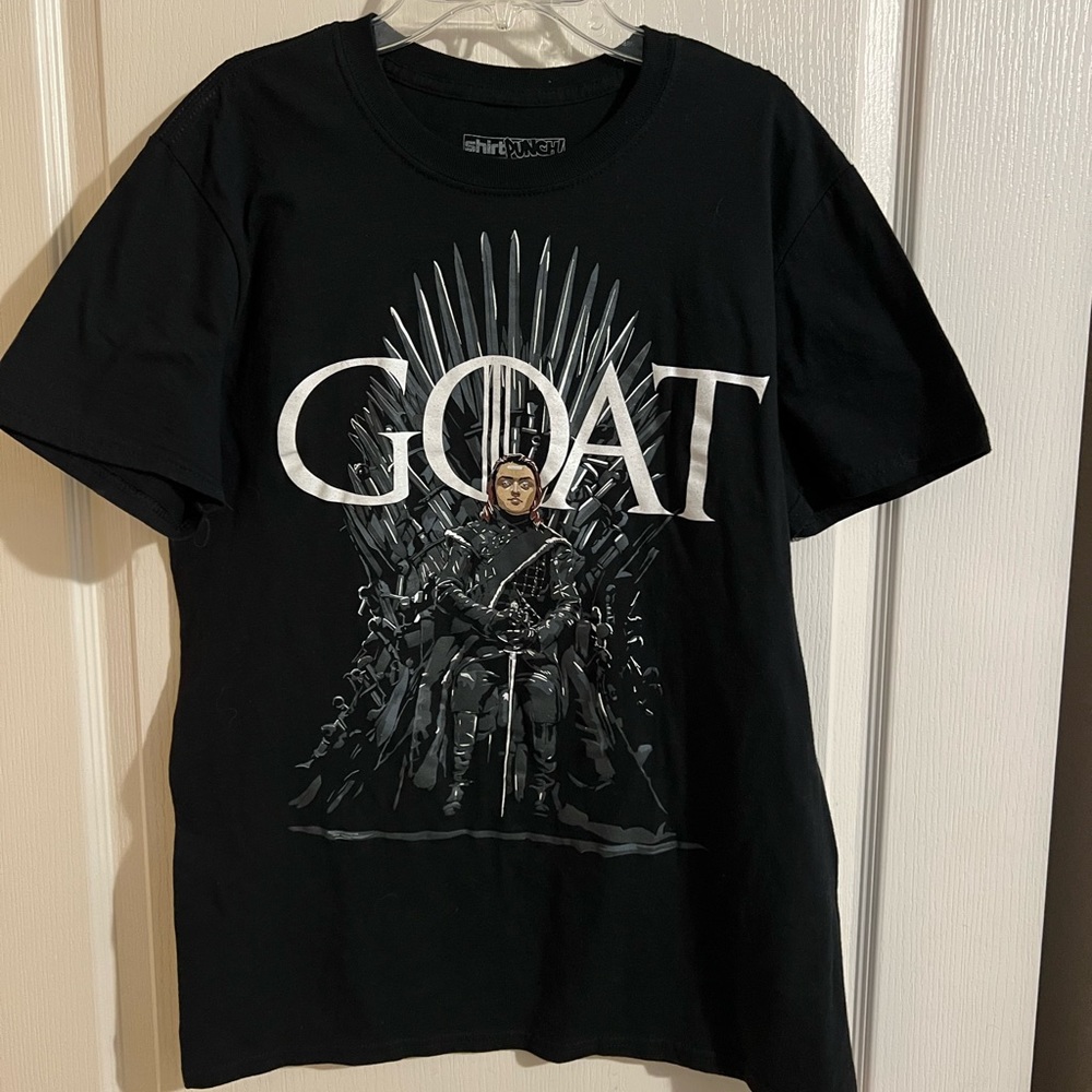 Arya Stark Goat Game of Thrones shirt. Size medium